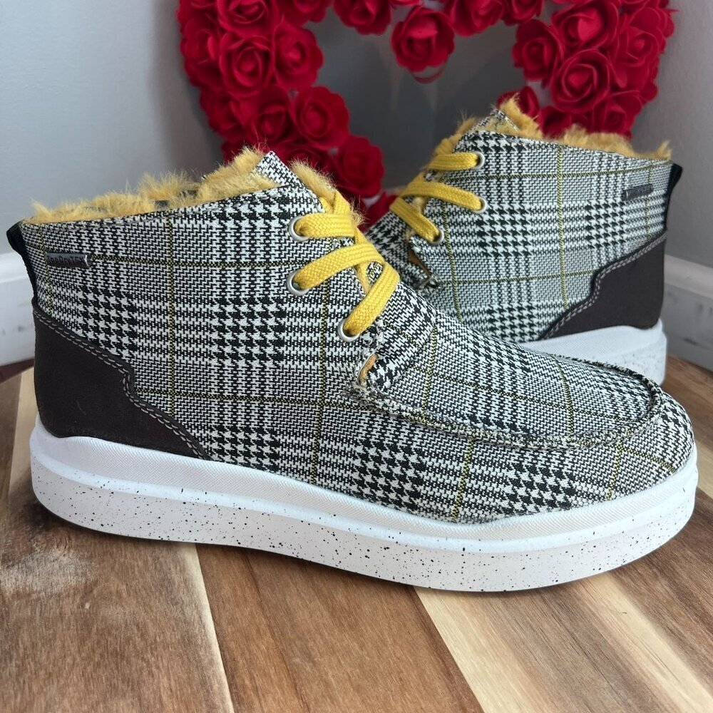 Romika European Comfort Shoes HELSINKI 02 Herringbone 39EU 8-8.5US Black Yellow